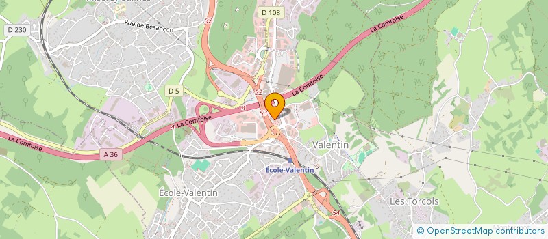 localisation de l'entreprise AVENIR BUREAUTIQUE à ECOLE-VALENTIN