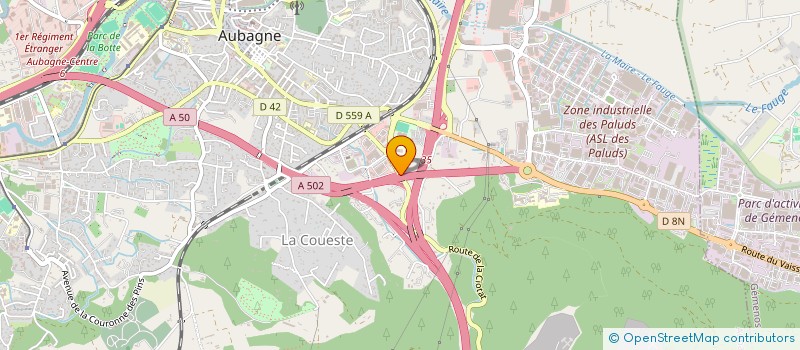 localisation de l'entreprise AVENIR BURO à AUBAGNE