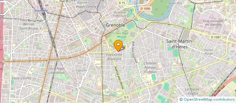 localisation de l'entreprise AVENIR CARRELAGE  GRENOBLE