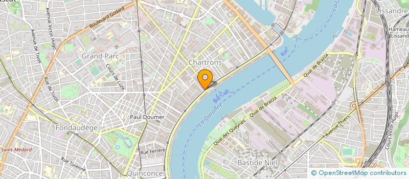 localisation de l'entreprise AVENIR CHARTRONS à BORDEAUX