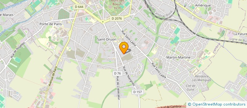 localisation de l'entreprise AVENIR CHEZ NOUS  CAMBRAI