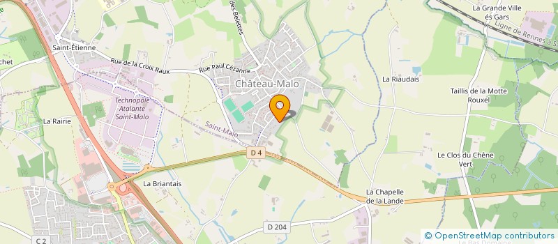 localisation de l'entreprise AVENIR CMJM  SAINT-MALO