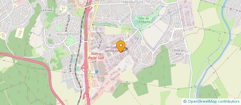 localisation de l'entreprise AVENIR CONFORT ENVIRONNEMENT à HOUDEMONT