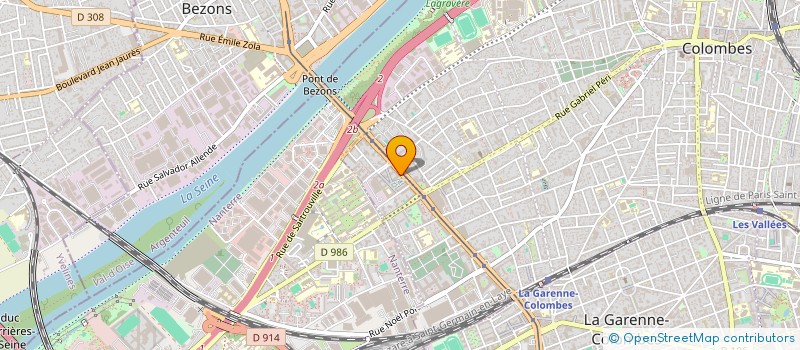 localisation de l'entreprise AVENIR CONNECTION à COLOMBES