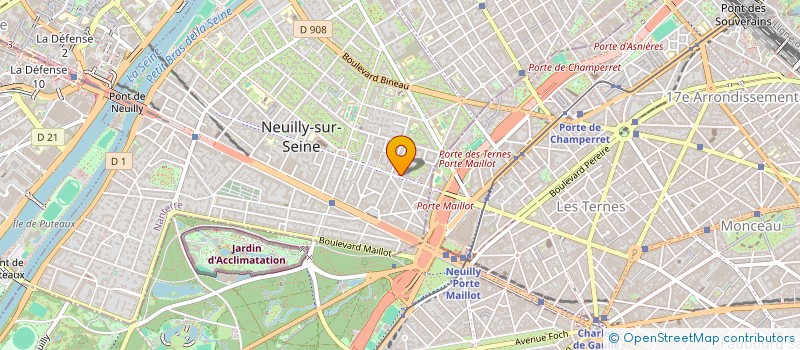 localisation de l'entreprise AVENIR CONSEIL à NEUILLY-SUR-SEINE