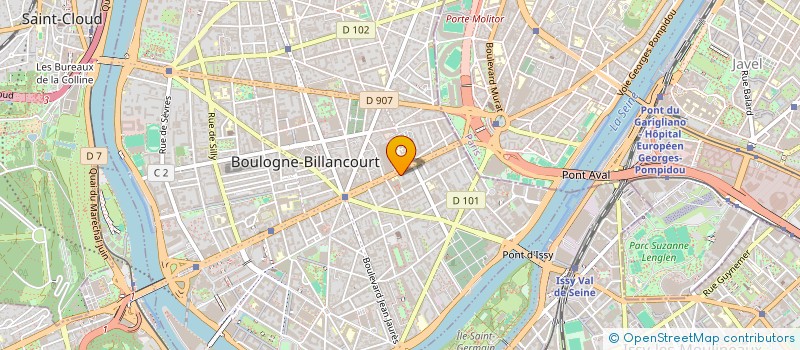 localisation de l'entreprise AVENIR CONSEIL à BOULOGNE-BILLANCOURT