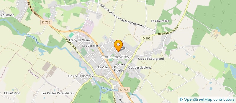 localisation de l'entreprise AVENIR CONSEIL MANAGEMENT  COUR-CHEVERNY