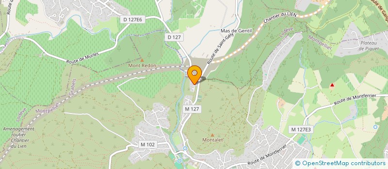 localisation de l'entreprise AVENIR CONSTRUCTION  GRABELS