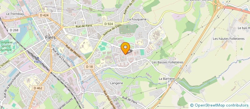 localisation de l'entreprise AVENIR CONSTRUCTION 61 à FLERS