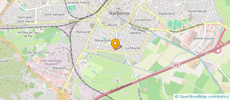 localisation de l'entreprise AVENIR CONSTRUCTION  NARBONNE