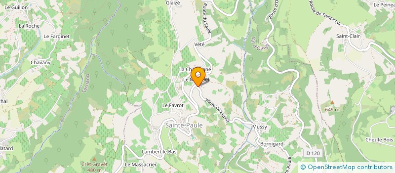 localisation de l'entreprise AVENIR CONSTRUCTION  SAINTE-PAULE