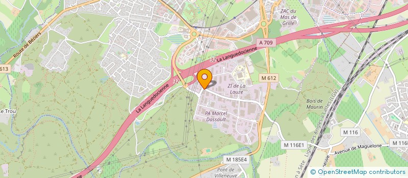 localisation de l'entreprise AVENIR CONSTRUCTION à SAINT-JEAN-DE-VEDAS