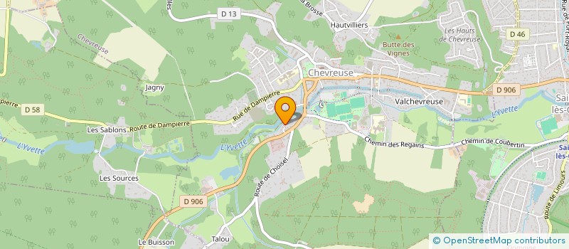 localisation de l'entreprise AVENIR CONSTRUCTION CHEVREUSE  CHEVREUSE