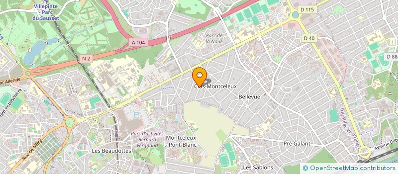 localisation de l'entreprise AVENIR CONSTRUCTION FRANCAISE à VILLEPINTE