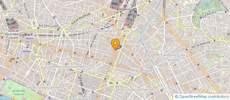 localisation de l'entreprise AVENIR COSMETIQUE SARL à PARIS