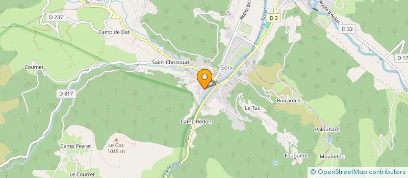 localisation de l'entreprise AVENIR COUSERANS SANTE à SAINT-GIRONS