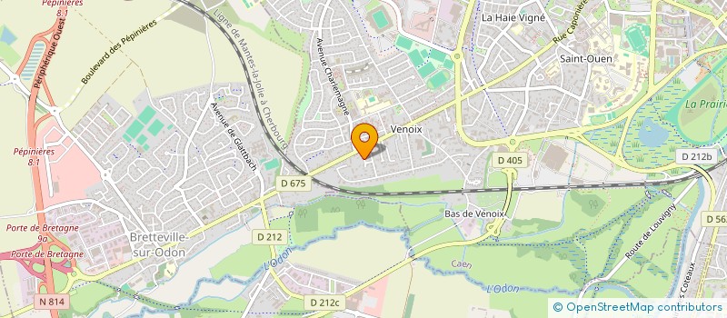 localisation de l'entreprise AVENIR COUVERTURE à CAEN