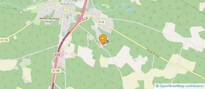 localisation de l'entreprise AVENIR CREATIF PRO'  MAGESCQ