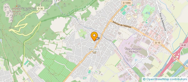 localisation de l'entreprise AVENIR CROLLES  BERNIN