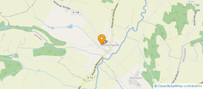 localisation de l'entreprise AVENIR CYCLISME BASTIDIEN  LABASTIDE-DU-TEMPLE