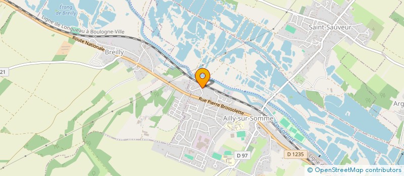 localisation de l'entreprise AVENIR CYCLISTE D AILLY SUR SOMME  AILLY-SUR-SOMME