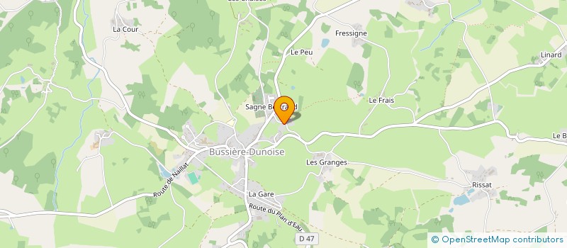 localisation de l'entreprise AVENIR CYCLISTE DE SAINT VAURY à SAINT-VAURY
