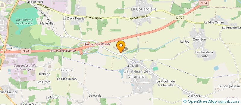 localisation de l'entreprise AVENIR CYCLISTE DU PAYS DE PLOERMEL  PLOERMEL