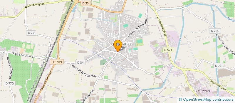 localisation de l'entreprise AVENIR CYCLISTE ROGNONAIS  ROGNONAS