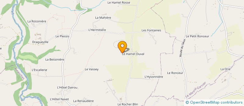 localisation de l'entreprise AVENIR DE HAMBYE  HAMBYE