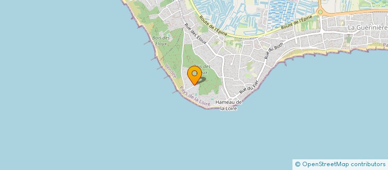 localisation de l'entreprise AVENIR DE L ILE DE NOIRMOUTIER  LA GUERINIERE