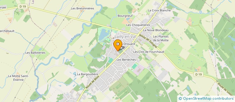 localisation de l'entreprise AVENIR DE LAILLY EN VAL  LAILLY-EN-VAL