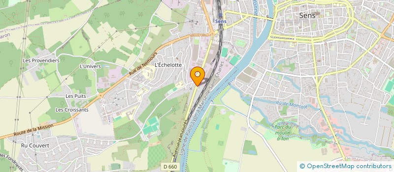 localisation de l'entreprise AVENIR DE PARON GYMNASTIQUE à PARON