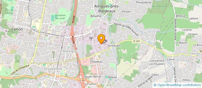 localisation de l'entreprise AVENIR DECONSTRUCTION à ARTIGUES-PRES-BORDEAUX