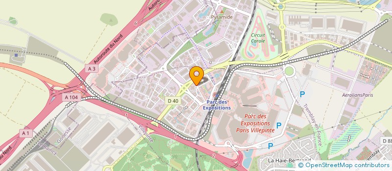 localisation de l'entreprise AVENIR DEMOLITION à VILLEPINTE
