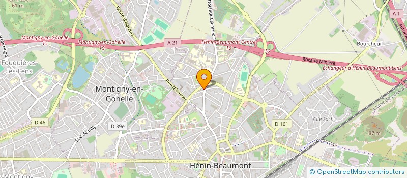 localisation de l'entreprise AVENIR DEPANNAGE à HENIN-BEAUMONT