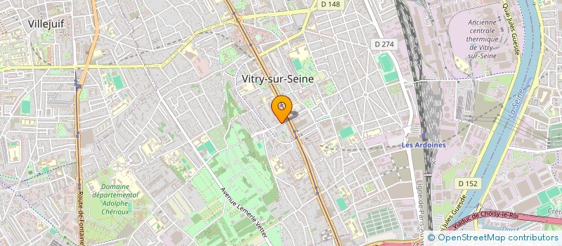 localisation de l'entreprise AVENIR DES CHOUCHOUS  VITRY-SUR-SEINE