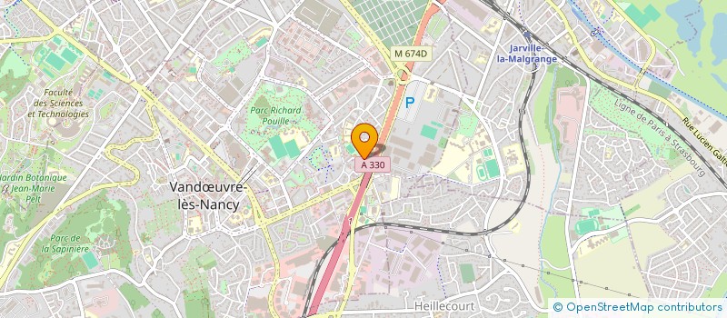 localisation de l'entreprise AVENIR DES JEUNES  VANDUVRE-LES-NANCY