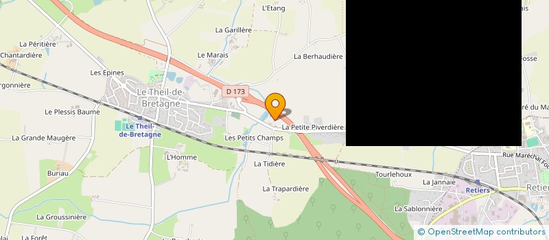 localisation de l'entreprise AVENIR DESIGN  LE THEIL-DE-BRETAGNE