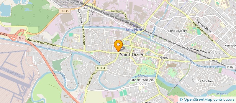 localisation de l'entreprise AVENIR DEVELOPPEMENT à SAINT-DIZIER