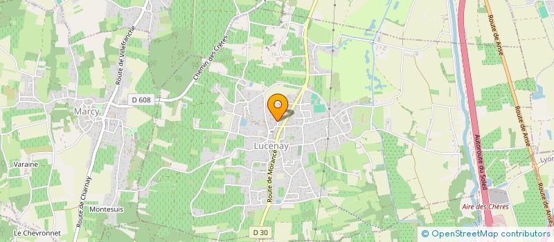 localisation de l'entreprise AVENIR DISTRIBUTION  LUCENAY