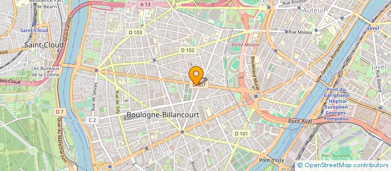 localisation de l'entreprise AVENIR DISTRIBUTION à BOULOGNE-BILLANCOURT