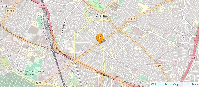 localisation de l'entreprise AVENIR DU BATIMENT à DRANCY