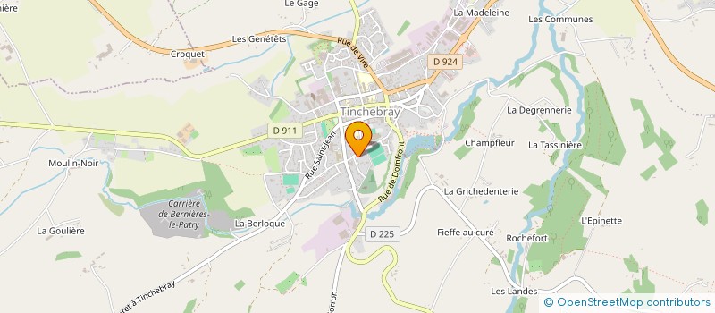 localisation de l'entreprise AVENIR DU BOCAGE FOOTBALL CLUB à TINCHEBRAY-BOCAGE