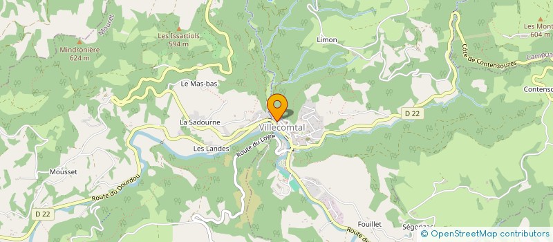 localisation de l'entreprise AVENIR DU PATRIMOINE VILLECOMTALAIS  VILLECOMTAL