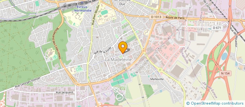 localisation de l'entreprise AVENIR EBROICIEN  EVREUX