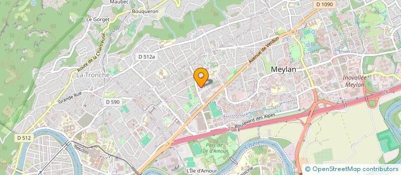 localisation de l'entreprise AVENIR-EFORMATION  MEYLAN