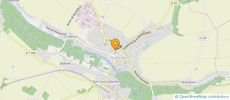 localisation de l'entreprise AVENIR'ELEC à GALLARDON