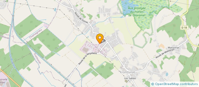 localisation de l'entreprise AVENIR ELECS  FRONTONAS