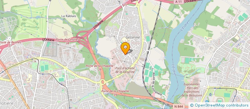 localisation de l'entreprise AVENIR ELECTRICITE à LA CHAPELLE-SUR-ERDRE