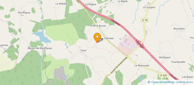 localisation de l'entreprise AVENIR ENERGETIQUE DU CENTRE à LA PORCHERIE